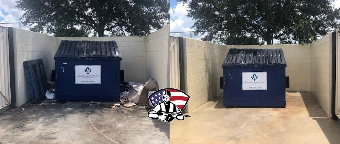 Dumpster Pad Cleaning Richmond